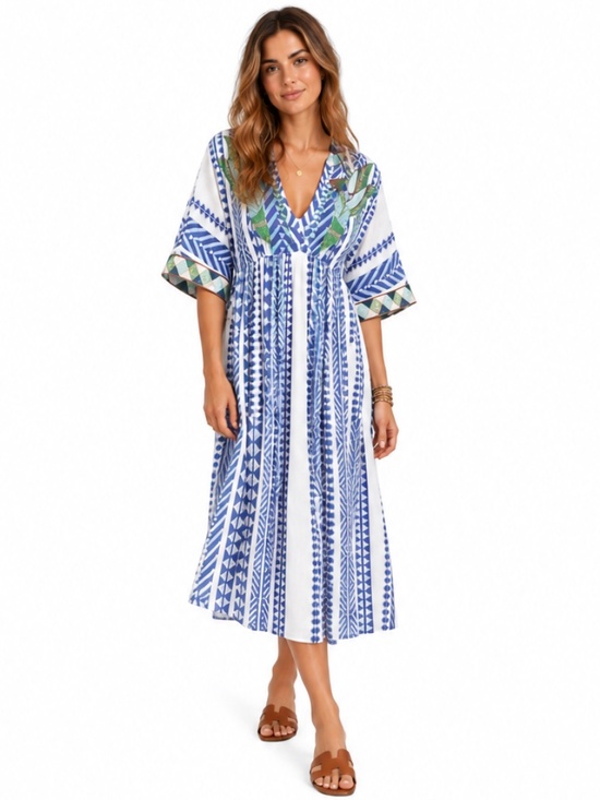 FARM Rio Dresses & Skirts - NWT Farm Rio Jacquard Embroidery Dress, Multi